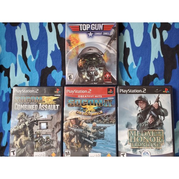 Playstation 2 Combat Lot - Picture 1 of 5
